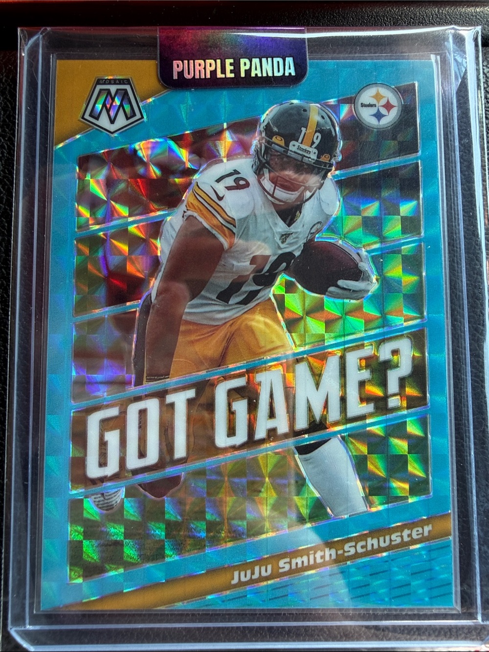 Blue Holographic 'Got Game?' Football Collectible Card 02/15